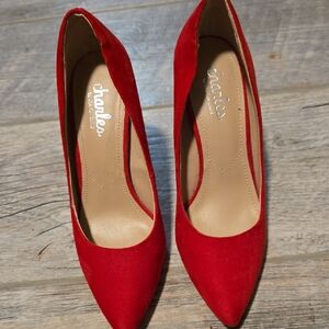 Charles David Vibrant Red Heels